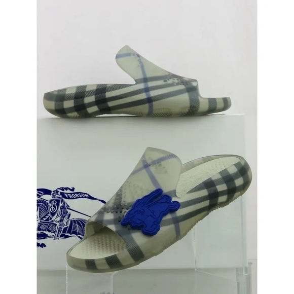 Burberry Plaid Slide Sandals - Picture 12 of 12